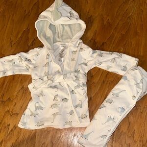 Carter's Dinosaur Pajama Bath Robe: 0-9M